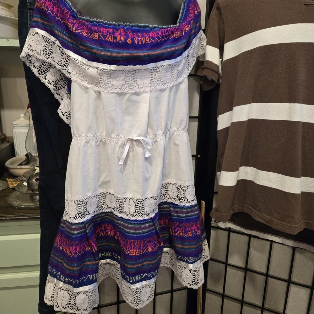 Mexican dress girls size 6-Cinco de Mayo Dress-Fiesta-vintage - Picture 13 of 13